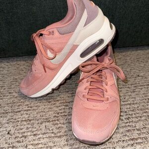 WOMEN’S NIKE AIR COMMAND PINK SUEDE SNEAKERS WORN ONCE SIZE 9